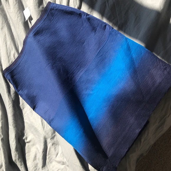 LOFT blue ombré pencil skirt NWT - Picture 5 of 5